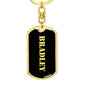 Bradley v3 - Luxury Dog Tag Keychain