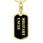 Military Uncle v2 - Luxury Dog Tag Keychain
