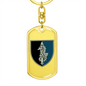 73rd Maritime Special Operations Center (Ukraine) - Luxury Dog Tag Keychain