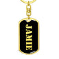 Jamie v3 - Luxury Dog Tag Keychain