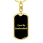 Love My Newfoundland v5 - Luxury Dog Tag Keychain