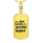 Australian Shepherd - Luxury Dog Tag Keychain