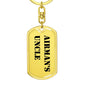 Airman's Uncle - Luxury Dog Tag Keychain