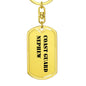 Coast Guard Nephew - Luxury Dog Tag Keychain