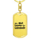 Goldendoodle - Luxury Dog Tag Keychain
