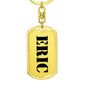 Eric - Luxury Dog Tag Keychain