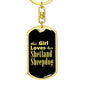 Shetland Sheepdog v2 - Luxury Dog Tag Keychain