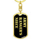 Army Ranger's Niece v2 - Luxury Dog Tag Keychain