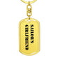 Sailor's Girlfriend - Luxury Dog Tag Keychain