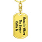 Border Collie's Home - Luxury Dog Tag Keychain