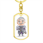 Knight 06 - Luxury Dog Tag Keychain