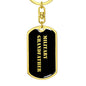 Military Grandfather v2 - Luxury Dog Tag Keychain