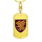 95th Air Assault Brigade (Ukraine) - Luxury Dog Tag Keychain