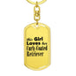 Curly-Coated Retriever - Luxury Dog Tag Keychain