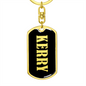 Kerry v02 - Luxury Dog Tag Keychain