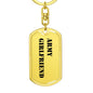 Army Girlfriend - Luxury Dog Tag Keychain