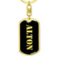 Alton v3 - Luxury Dog Tag Keychain