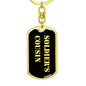 Soldier's Cousin v2 - Luxury Dog Tag Keychain