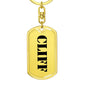 Cliff - Luxury Dog Tag Keychain
