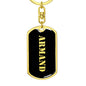 Armand v3 - Luxury Dog Tag Keychain