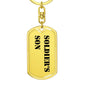 Soldier's Son - Luxury Dog Tag Keychain