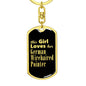 German Wirehaired Pointer v2 - Luxury Dog Tag Keychain