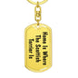 Scottish Terrier's Home - Luxury Dog Tag Keychain