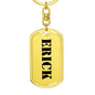 Erick - Luxury Dog Tag Keychain