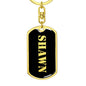 Shawn v3 - Luxury Dog Tag Keychain