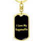 Love My Ragamuffin v2 - Luxury Dog Tag Keychain