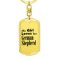 German Shepherd - Luxury Dog Tag Keychain