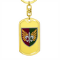 132nd Reconnaissance Battalion (Ukraine) - Luxury Dog Tag Keychain