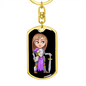 Knight 02-2 - Luxury Dog Tag Keychain