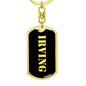 Irving v3 - Luxury Dog Tag Keychain