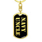 Navy Uncle v2 - Luxury Dog Tag Keychain