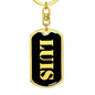 Luis v3 - Luxury Dog Tag Keychain