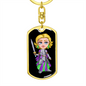 Knight 04-2 - Luxury Dog Tag Keychain