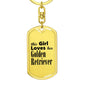 Golden Retriever - Luxury Dog Tag Keychain