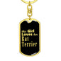 Rat Terrier v2 - Luxury Dog Tag Keychain