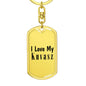 Love My Kuvasz - Luxury Dog Tag Keychain