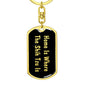 Shih Tzu's Home v2 - Luxury Dog Tag Keychain