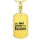 Balinese - Luxury Dog Tag Keychain