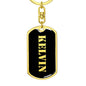 Kelvin v3 - Luxury Dog Tag Keychain