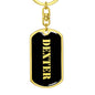 Dexter v3 - Luxury Dog Tag Keychain