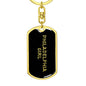 Philadelphia Girl v5 - Luxury Dog Tag Keychain