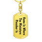 Miniature Pinscher's Home - Luxury Dog Tag Keychain