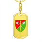 26th Artillery Brigade (Ukraine) - Luxury Dog Tag Keychain