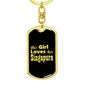 Singapura v2 - Luxury Dog Tag Keychain