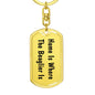 Beaglier's Home - Luxury Dog Tag Keychain
