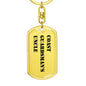 Coast Guardsman's Uncle - Luxury Dog Tag Keychain